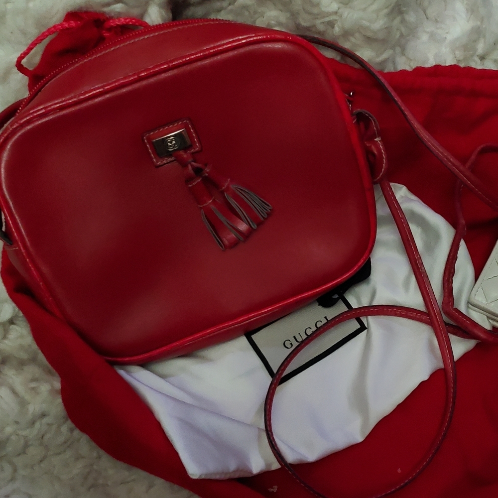 Vintage Gucci Interlocking GG Camera Crossbody